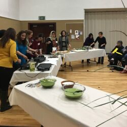 Cooking class presented by Afghan newcomers to LDS volunteers, Nov - 2016