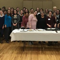 Cooking class presented by Afghan newcomers to LDS volunteers, Nov - 2016